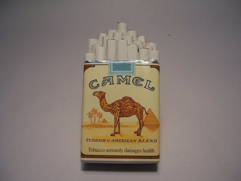 Camel Cigarette Pack — Beige