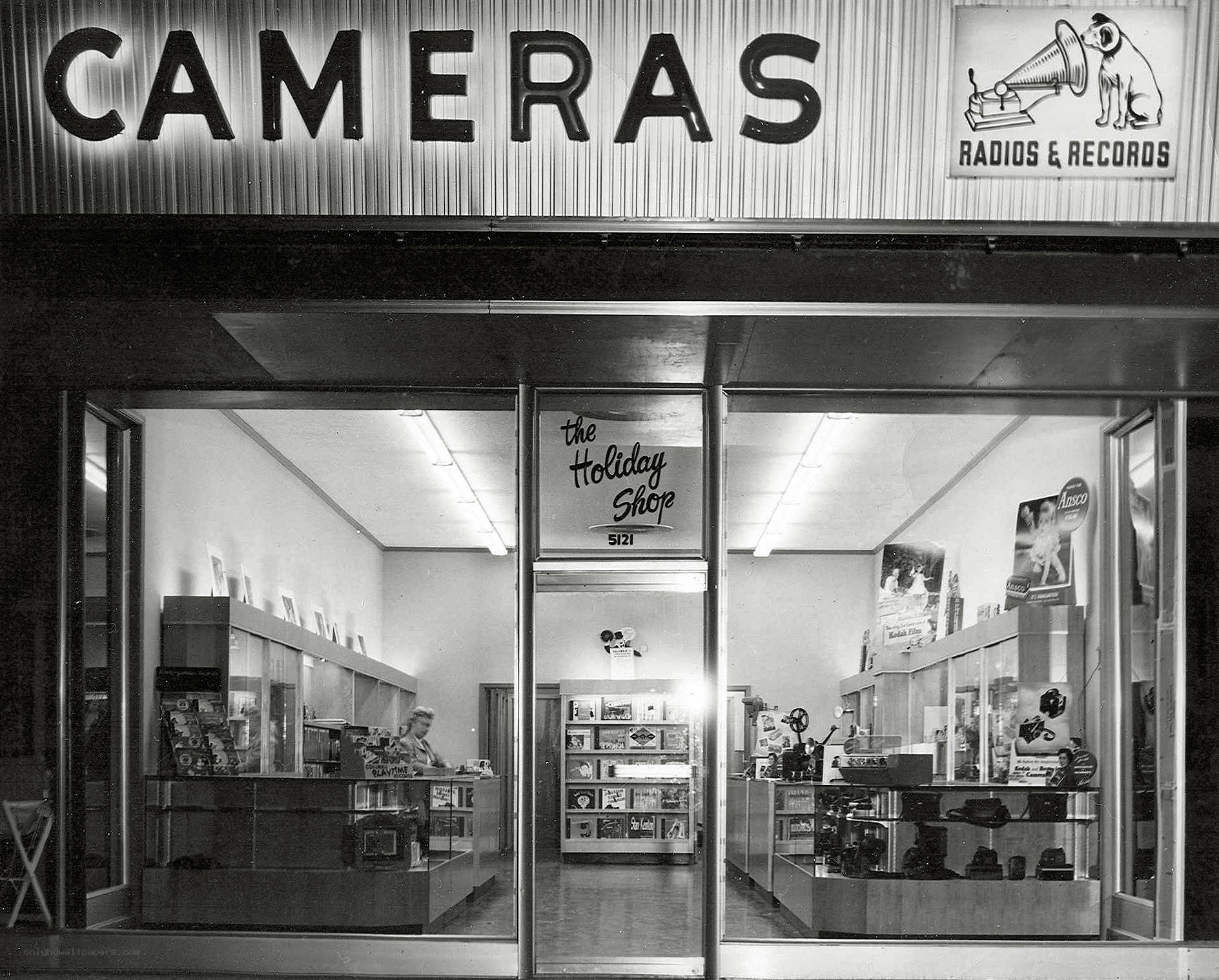 Camera and electronics store