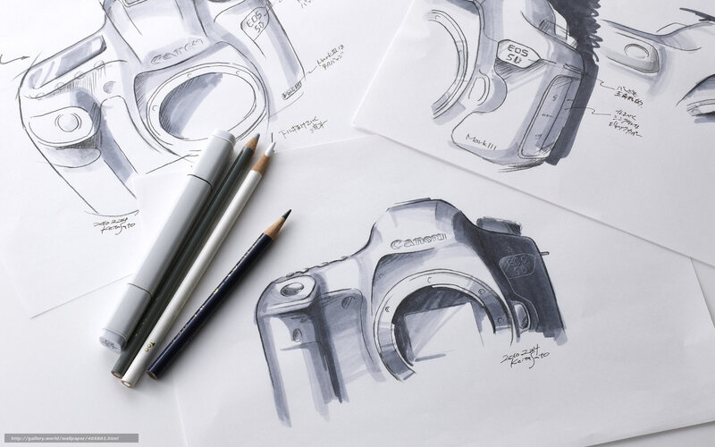 Camera design sketches