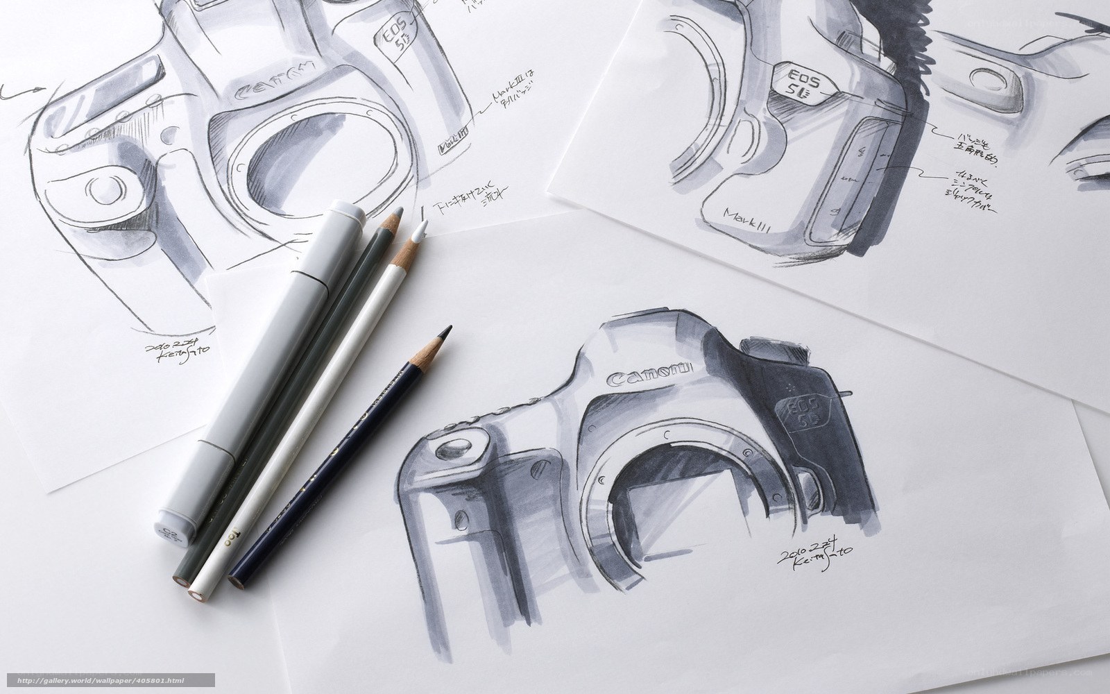 Camera design sketches