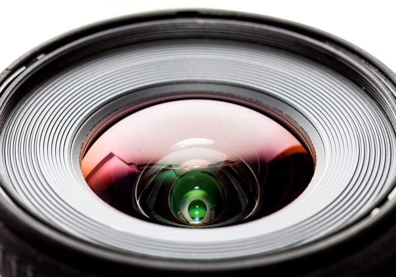 Camera Lens Front View