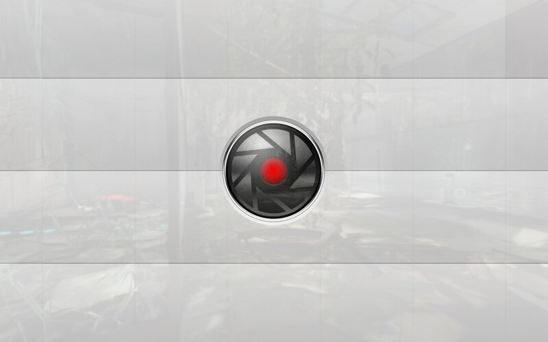camera lens icon on white background