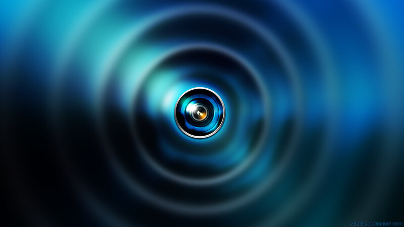 Camera Lens in Tunnel