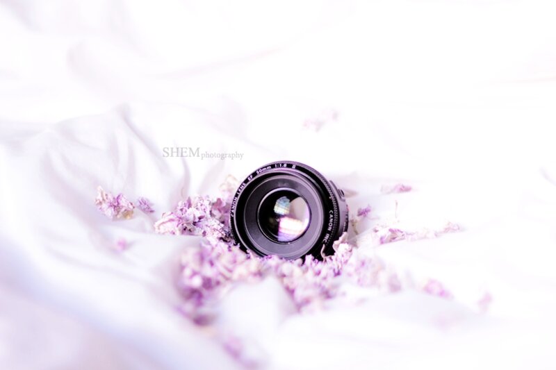 Camera Lens on Fabric