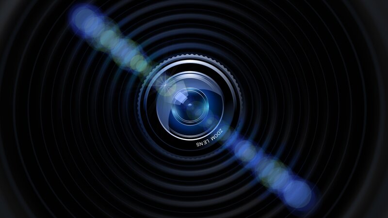 Camera Lens with Light Flares