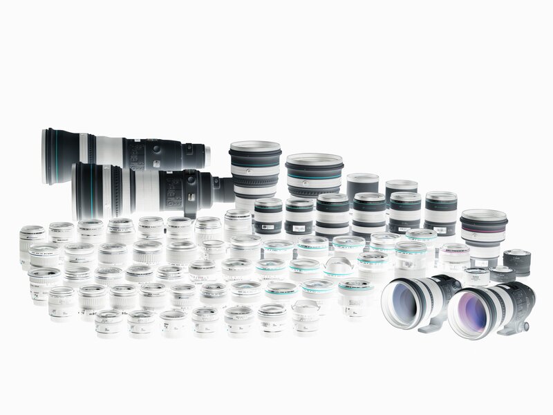 Camera lenses collection