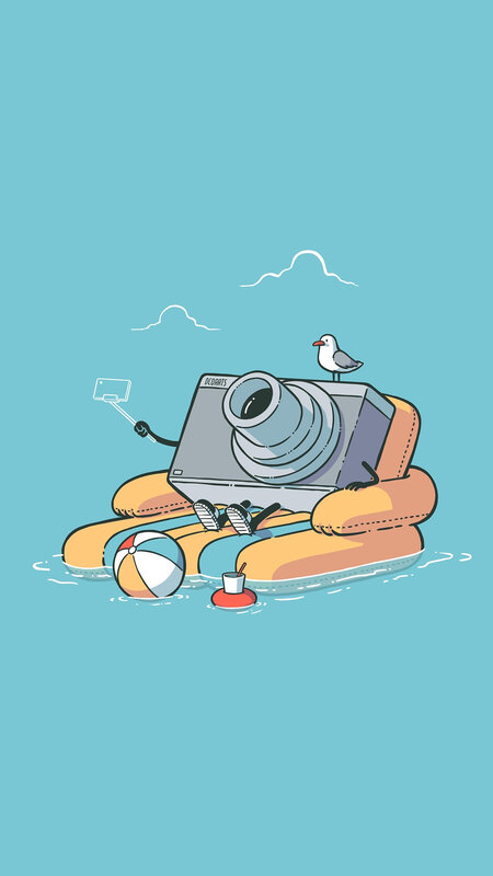 Camera on Floatie