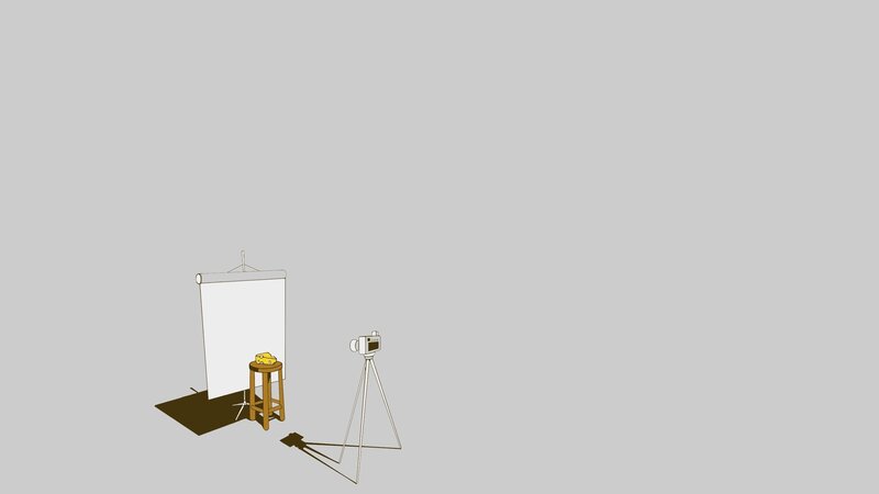 Camera on Tripod — Gray