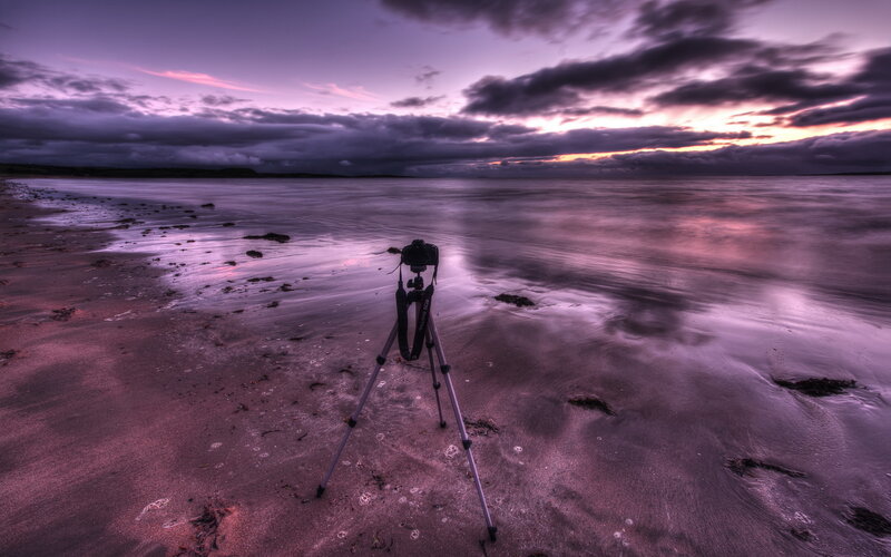 Camera on Tripod