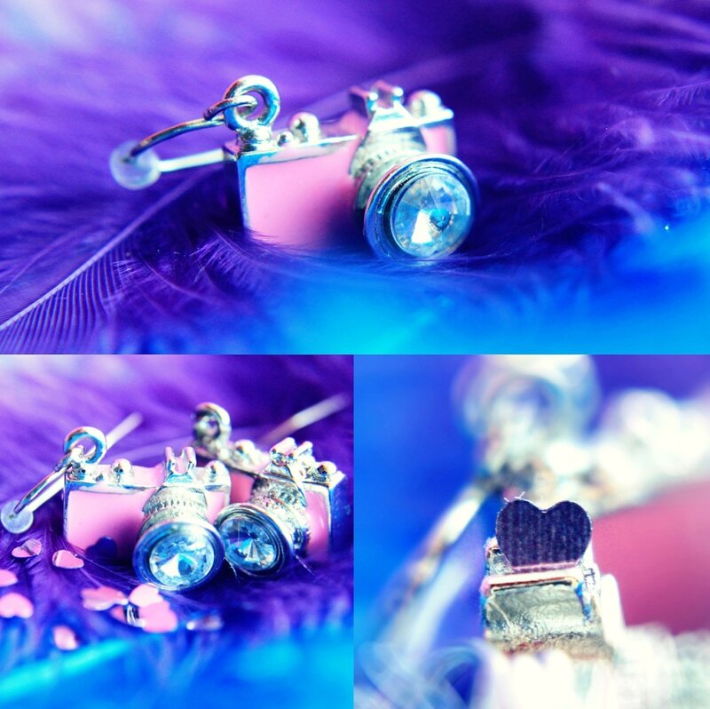 Camera-shaped Earrings