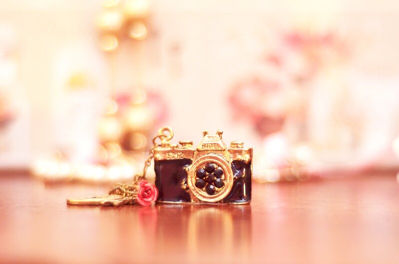 Camera-shaped Keychain