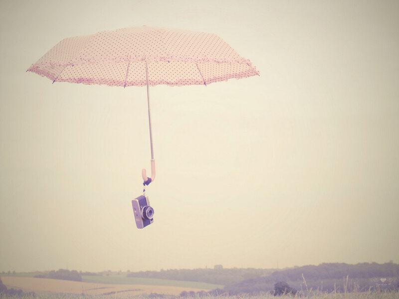 Camera under Umbrella