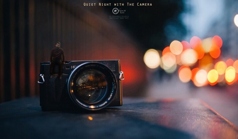 Camera with Miniature Figure