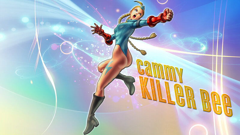 Cammy in Action Pose — Blue