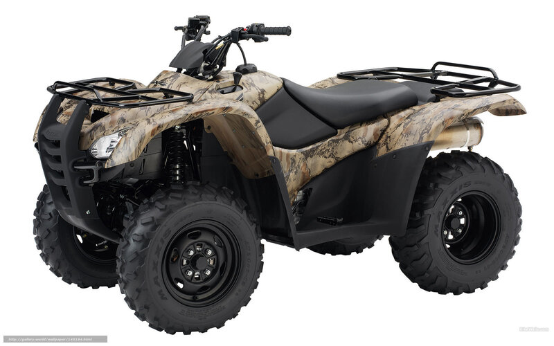 camouflage ATV quad bike