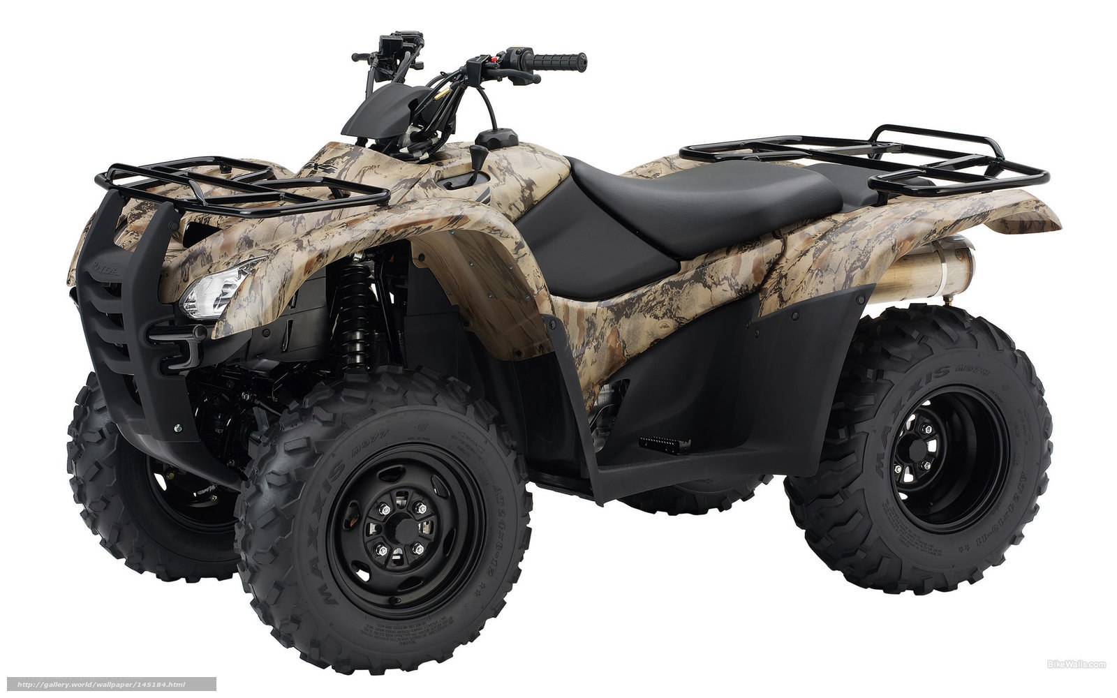 camouflage ATV quad bike