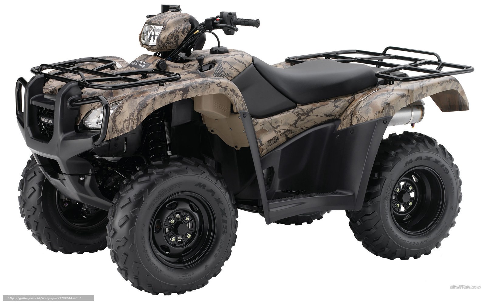 camouflage ATV quad bike
