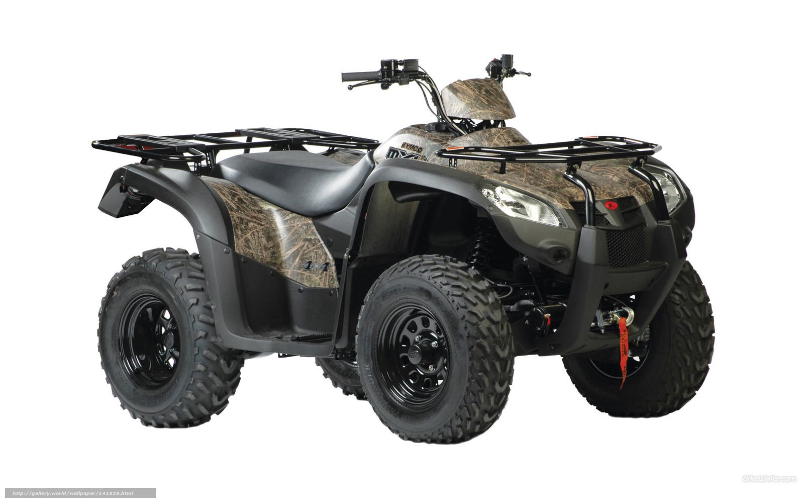camouflage ATV quad bike