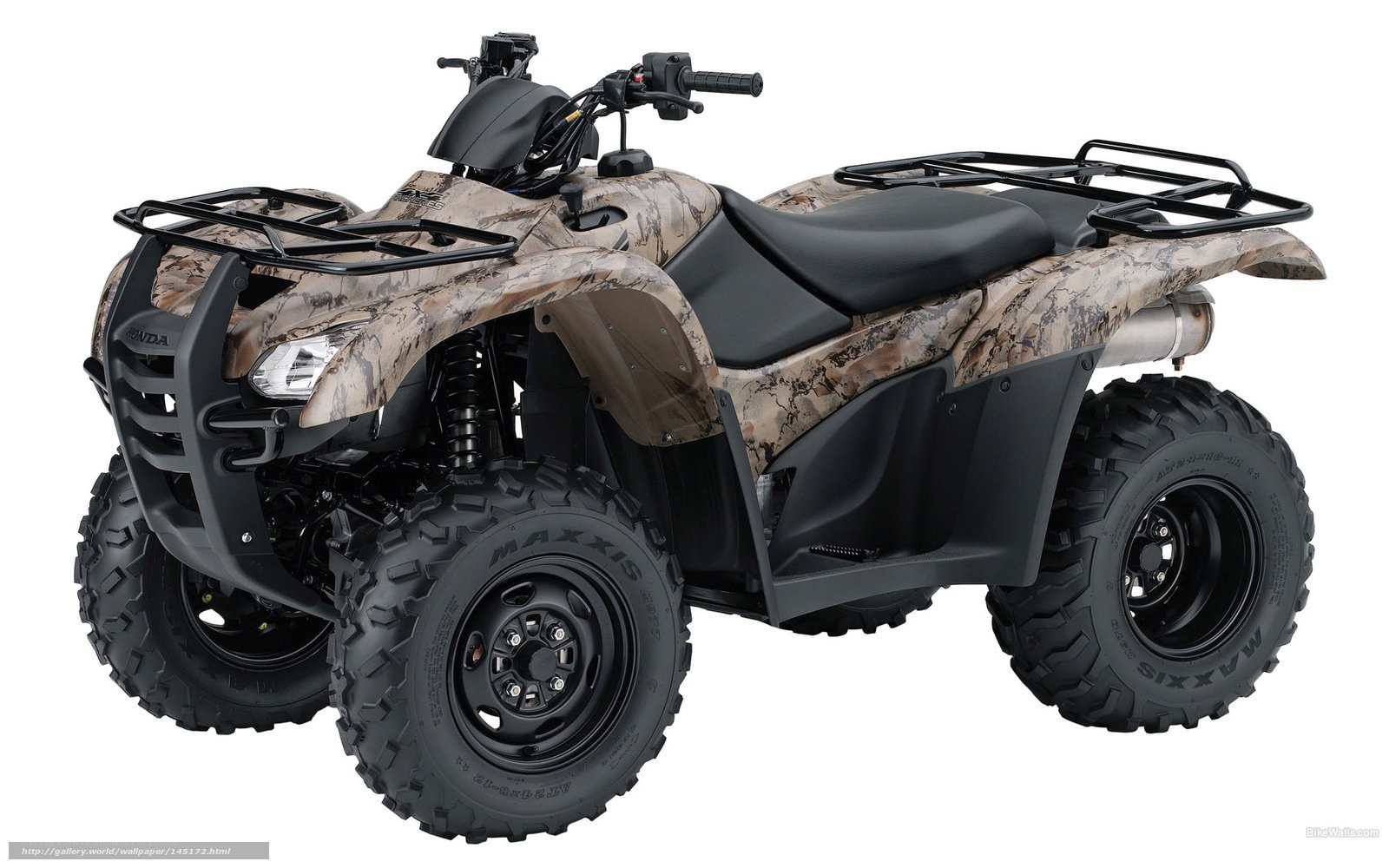camouflage ATV quad