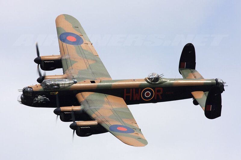 Camouflage Bomber Aircraft — Green, Neutral