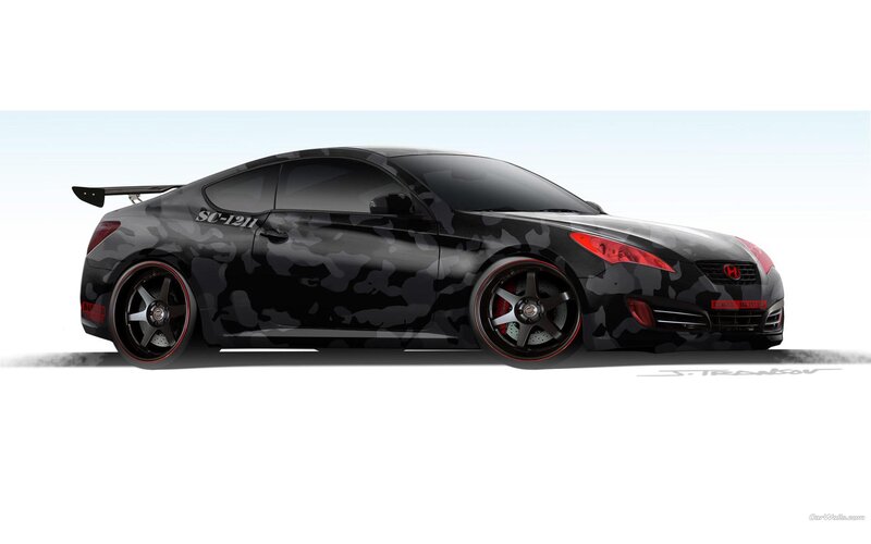 Camouflage Car — Black, Dramatic
