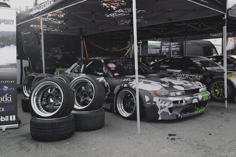 Camouflage Car under Tent