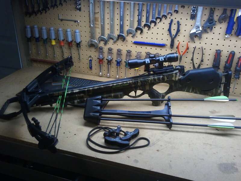 Camouflage Crossbow — Black