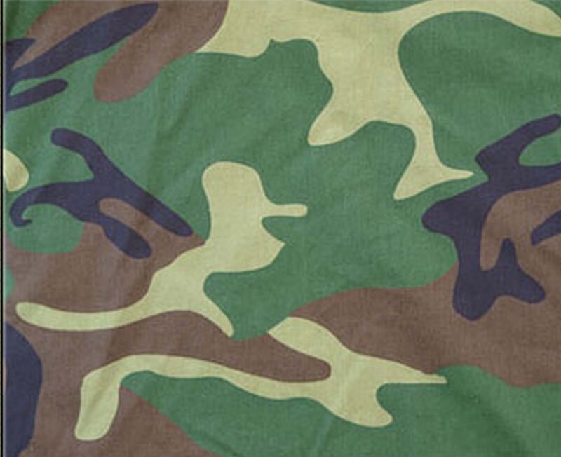 Camouflage Fabric Pattern — Green