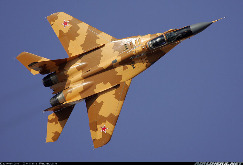 Camouflage Fighter Jet — Brown
