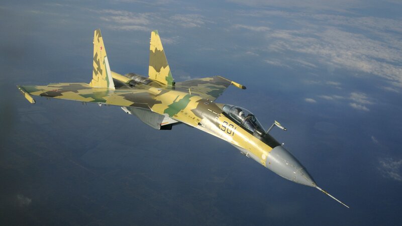 Camouflage Fighter Jet — Green, Dramatic, Photograph