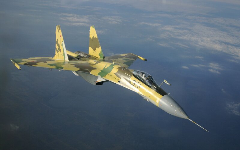 Camouflage Fighter Jet — Green, Serene