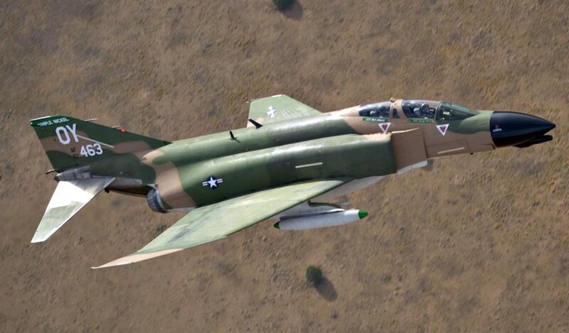 Camouflage Fighter Jet — Green