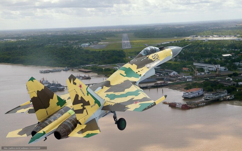 Camouflage Fighter Jet — Yellow, Dramatic, Afternoon