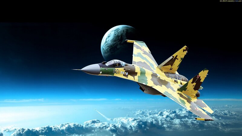 Camouflage Fighter Jet — Yellow, Dramatic, Digital Art