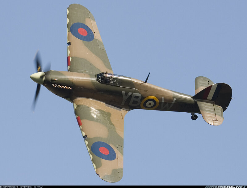 Camouflage Fighter Plane — Blue