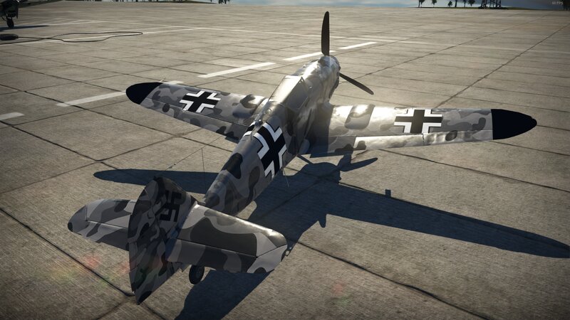 Camouflage Fighter Plane — Gray