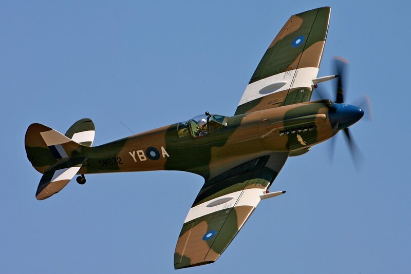 Camouflage Fighter Plane