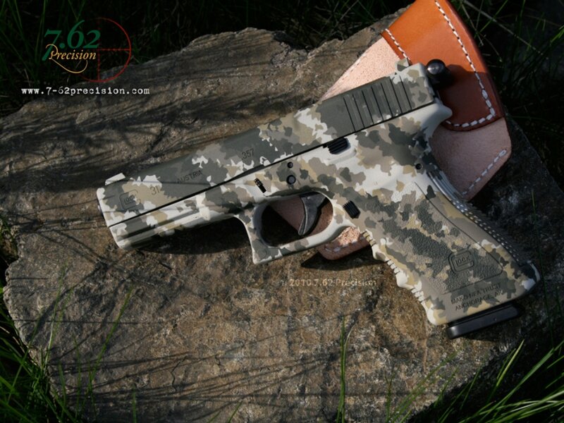 Camouflage Handgun