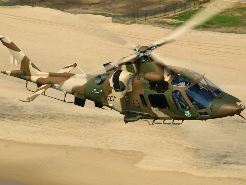 Camouflage Helicopter — Green, Dynamic, Afternoon