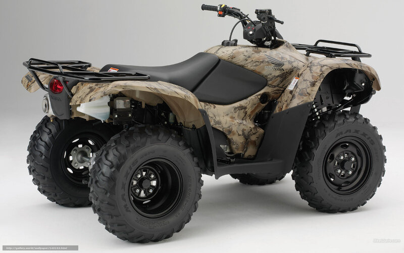 Camouflage Honda ATV