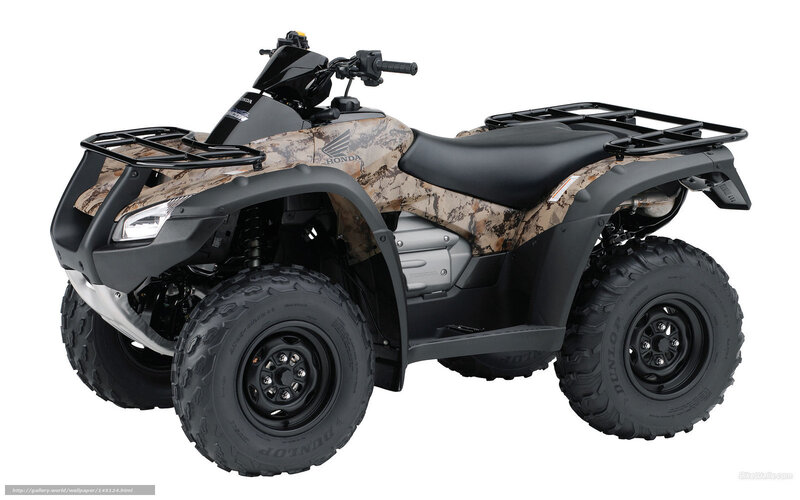 Camouflage Honda ATV