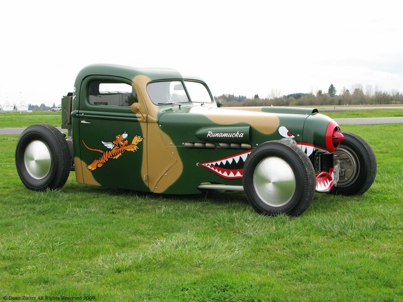 Camouflage Hot Rod Truck