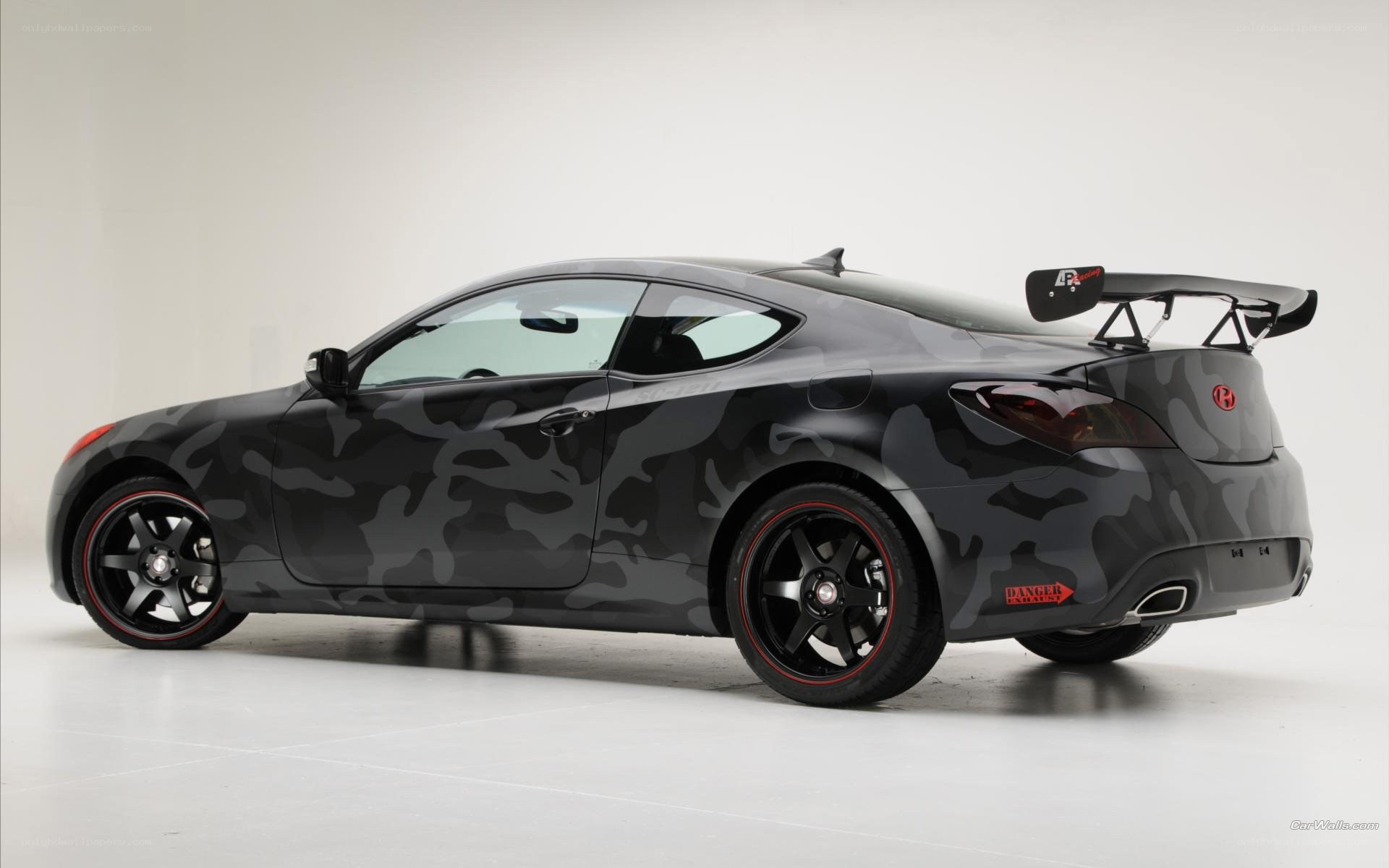 camouflage Hyundai coupe