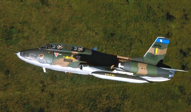 Camouflage Jet Aircraft — Green