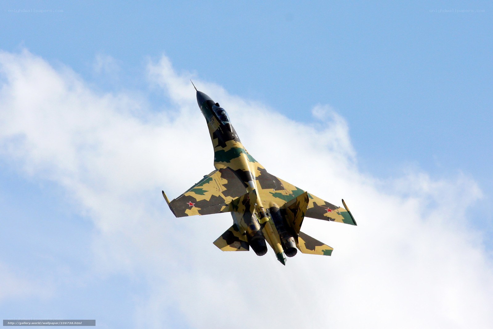 camouflage jet in flight