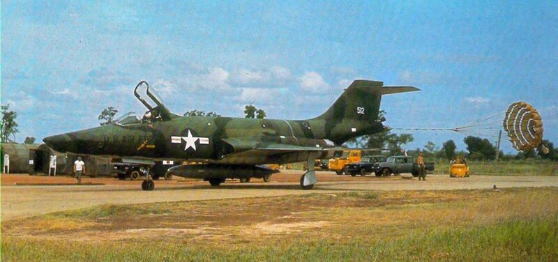 Camouflage Jet on Tarmac — Green