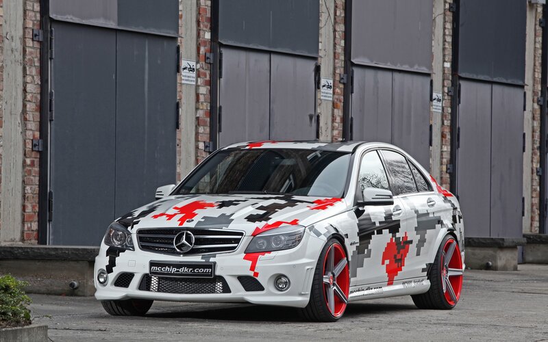 camouflage Mercedes-Benz C63