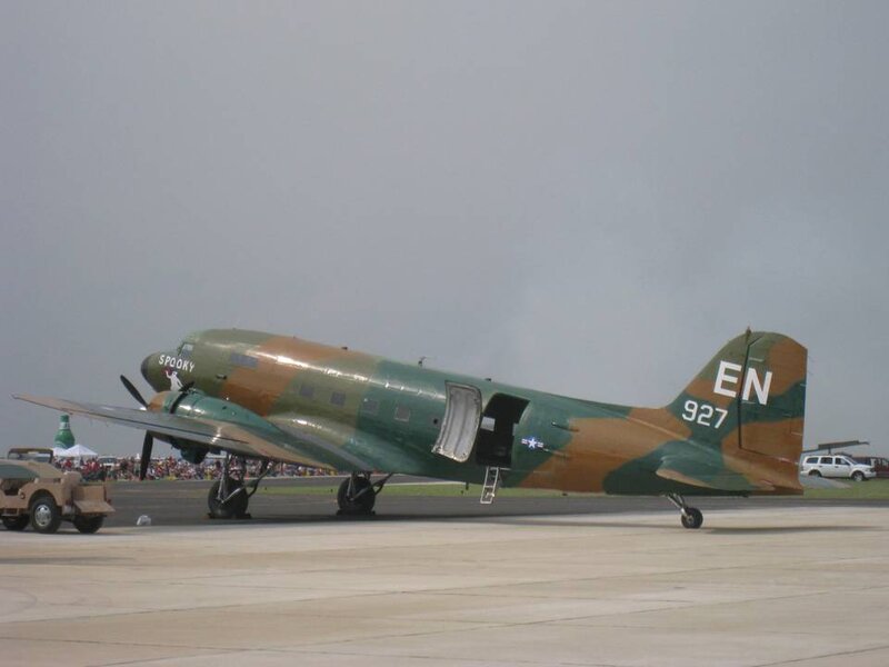 Camouflage Military Plane — Green