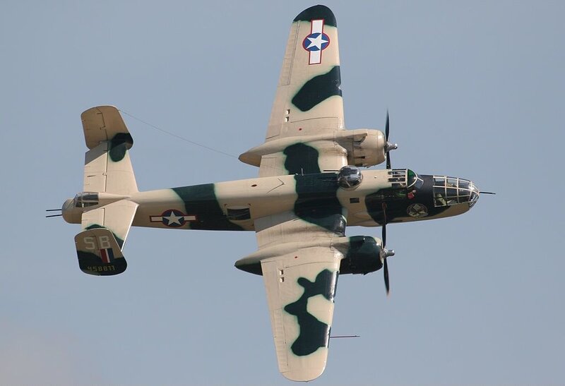 Camouflage-painted Bomber — Green