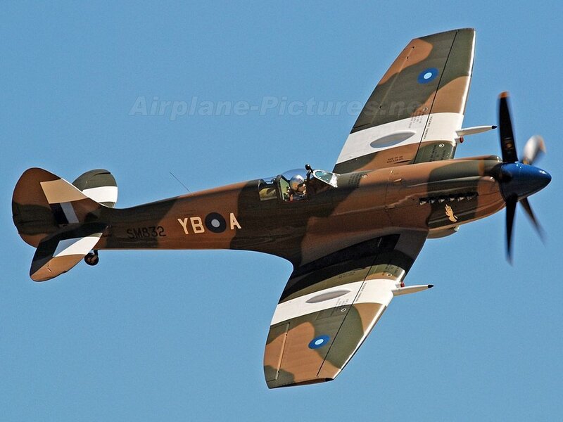 Camouflage-painted Fighter Plane